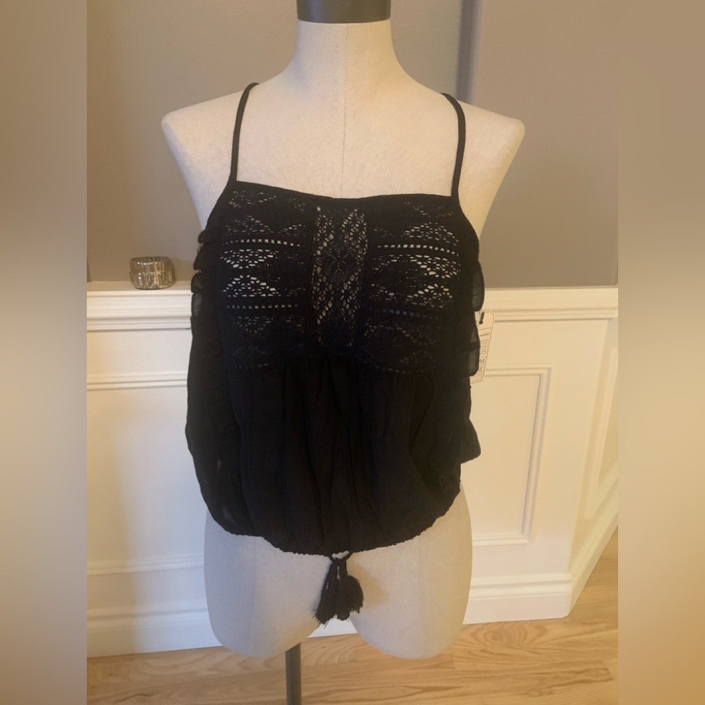 NWT Melrose and Market black camisole top